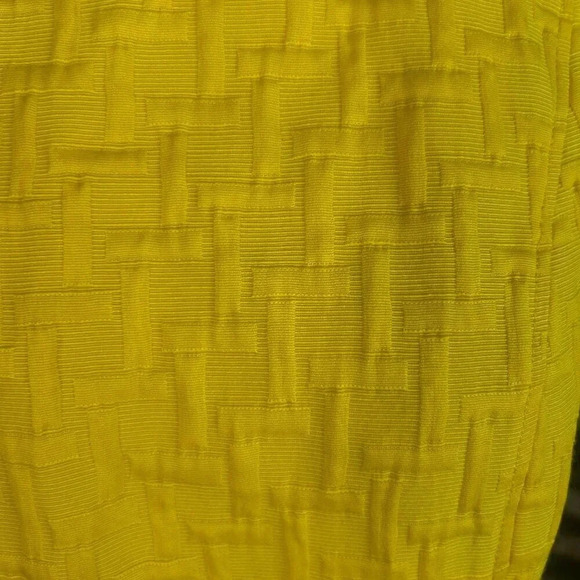 Banana Republic Bright Yelllow Waisted Sleeveless Sheath Dress Size 10 - Picture 5 of 9